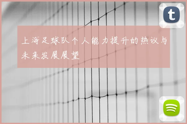 上海足球队个人能力提升的热议与未来发展展望