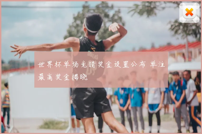 世界杯单场竞猜奖金设置公布 单注最高奖金揭晓