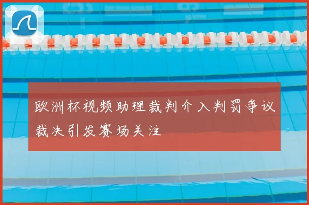 欧洲杯视频助理裁判介入判罚争议裁决引发赛场关注